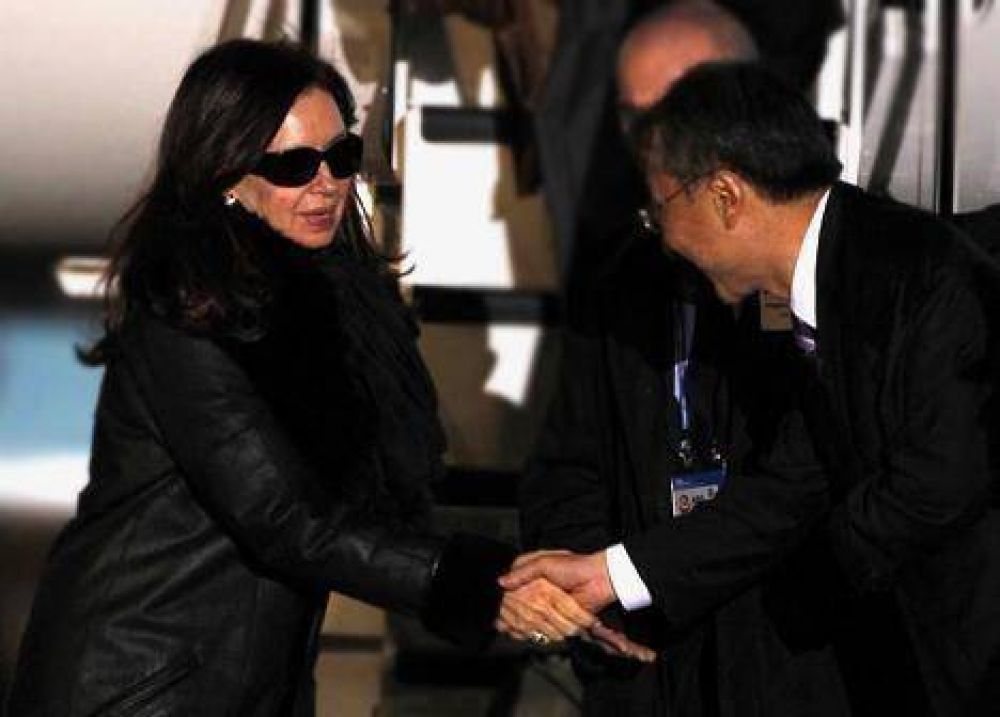 La Presidenta ya est� en Se�l para participar de la Cumbre del G-20