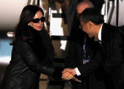 La Presidenta ya est� en Se�l para participar de la Cumbre del G-20