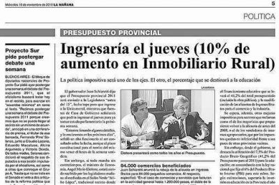 Schiaretti env�a hoy el Presupuesto que prev� $ 2.000 M para obras p�blicas