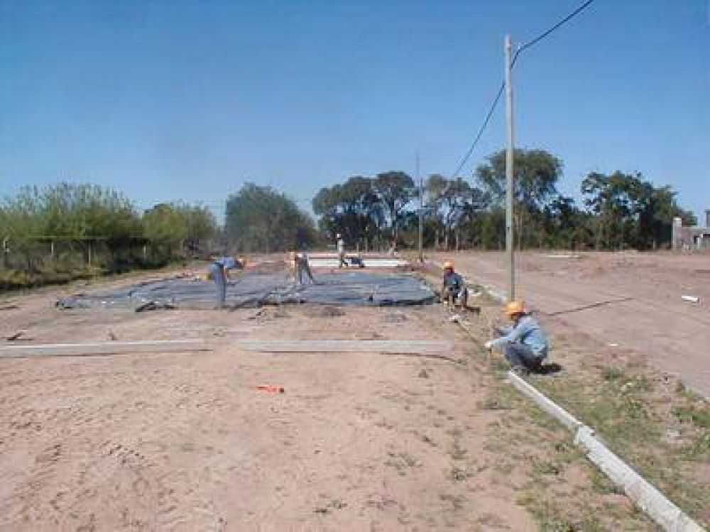 Barrio de viviendas de Clyfer: Hay dos plateas llenas y dos en marcha