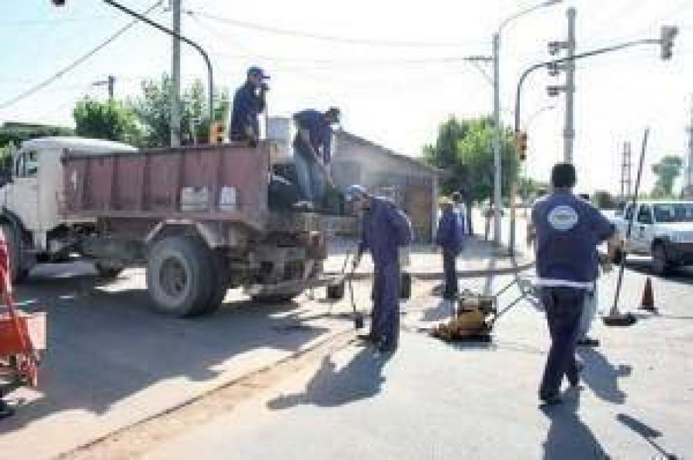 El Bacheo lleg� al sector norte de la ciudad
