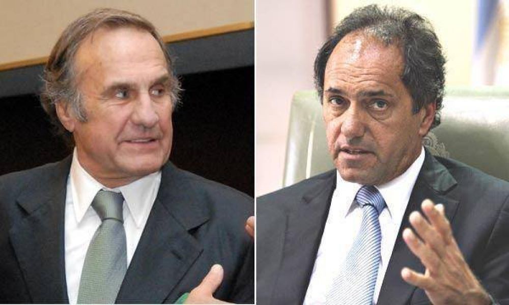 Scioli elogi� a Reutemann luego que se alejara de la conducci�n del peronismo federal