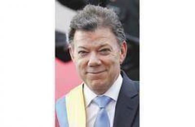 Santos cumple 100 d�as gobernando Colombia con una aprobaci�n del 80%