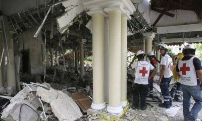 Siete muertos por una explosi�n en un hotel de Playa del Carmen