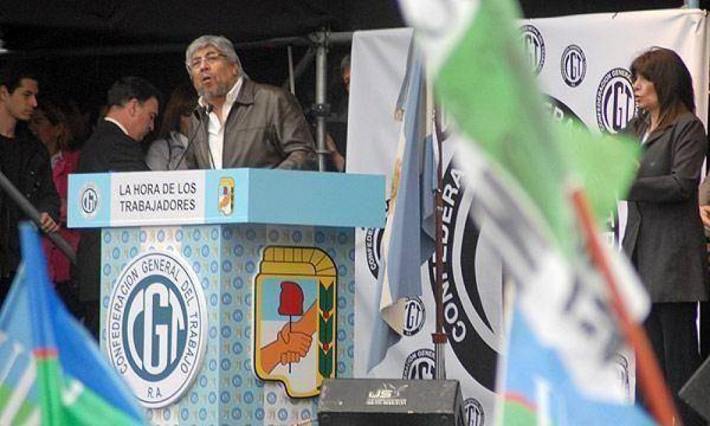 Para Hugo Moyano, "que haya un poquito de inflaci�n no es malo para un pa�s"