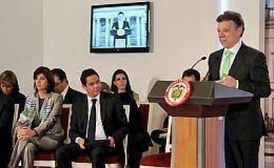 Colombia: al cumplir 100 d�as en el gobierno, Santos destac� los resultados en pol�tica exterior y en seguridad