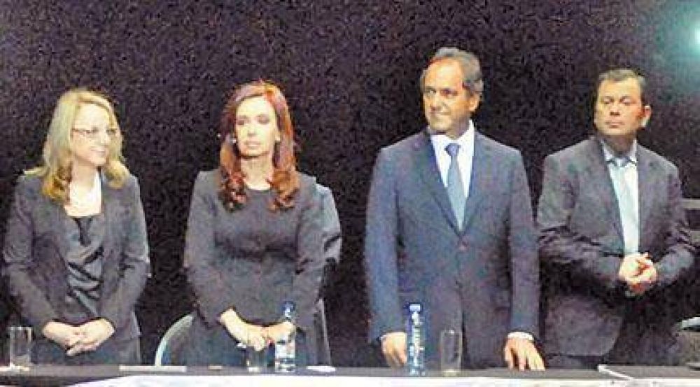 Zamora estuvo en el acto donde Cristina llor� por Kirchner