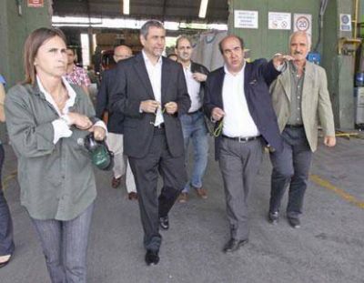 El Intendente visit� la Empresa Reciclar