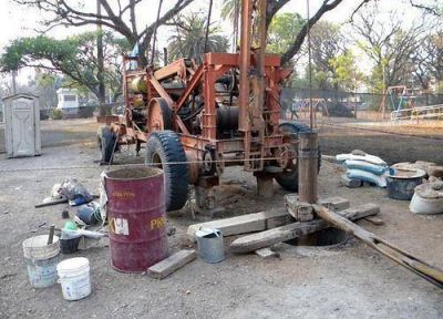 La emergencia h�drica, demand� el uso de agua de pozos para regar el parque San Mart�n