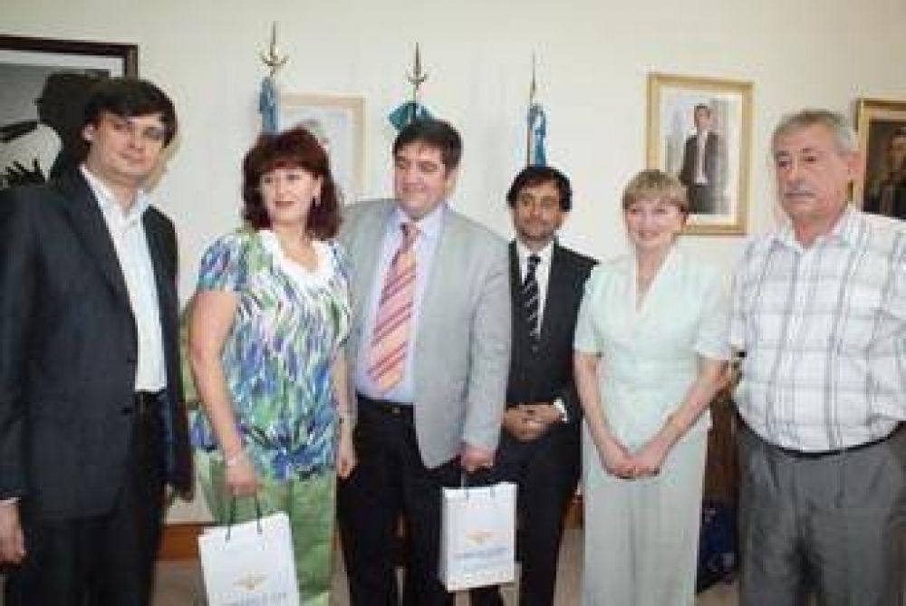 Delegaci�n de funcionarios rusos se entrevistaron en Pittelli 