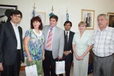 Delegaci�n de funcionarios rusos se entrevistaron en Pittelli 