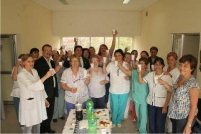 Enfermeras y enfermeros del Hospital fueron agasajados por el Municipio