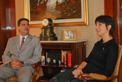 Capitanich y Marc� del Pont analizaron el rol del Banco del Chaco para fomentar inversiones