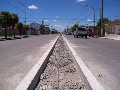 Avanza la obra de construcci�n de separadores en avenida Urquiza