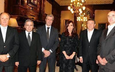 Cristina recibi� a los referentes del Frente para la Victoria de Chubut