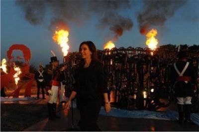 Encabezado por la Presidenta Cristina Fern�ndez de Kirchner  Campana particip� del acto por el D�a de la Soberan�a Nacional