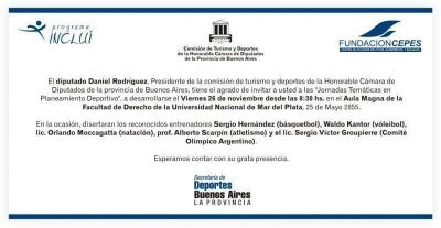 �Jornadas tem�ticas en planeamiento deportivo�