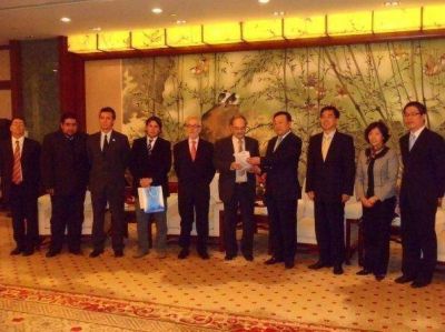 Comitiva chaque�a viaj� a China para fomentar la industrial local 