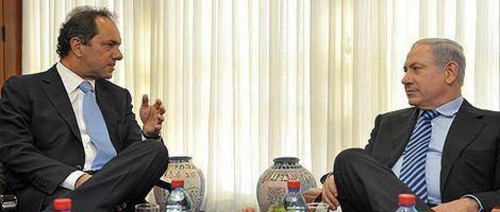 Scioli: "Netanyahu est� sorprendido con la econom�a de la Argentina"