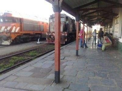 Se var� un tren que ven�a a Mar del Plata y los pasajeros tuvieron que tomar micros para llegar
