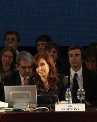 La Presidente fue premiada por la ONU por su lucha contra el hambre