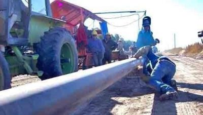 El 21 inician el gasoducto de la Ruta 19