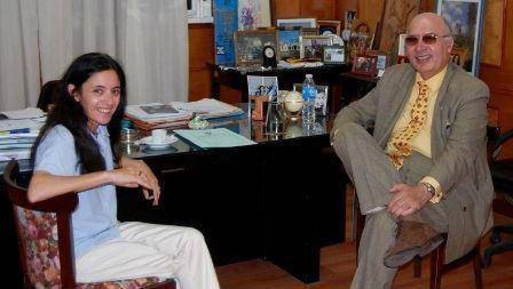 Gorosito y Borrego mantuvieron una reuni�n de trabajo 