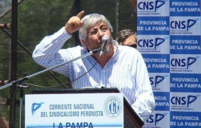 Moyano, desde Santa Rosa: �No quieren que incursionemos en pol�tica�