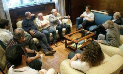 Cuartango visit� al intendente municipal en su despacho