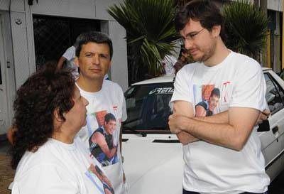  MORON - POLICIALES/JUDICIALES Nicol�s Arroyo: Lucas Ghi corri� junto a los vecinos para pedir justicia por el crimen.