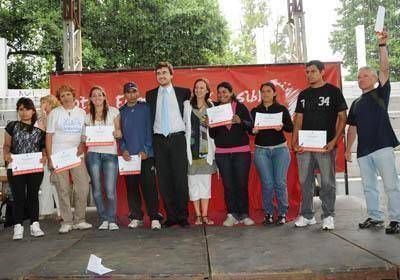 MORON Cierre de a�o del programa "Argentina trabaja"