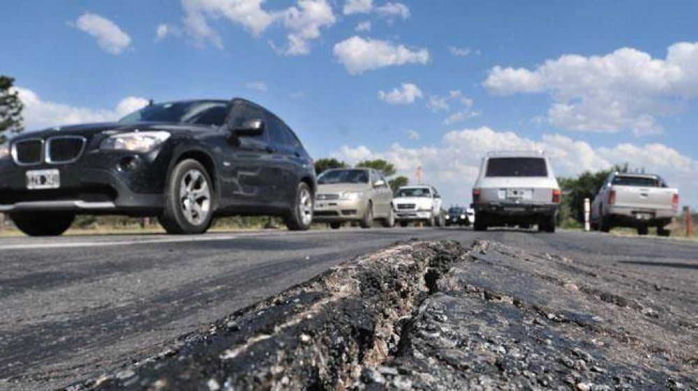 La ruta 9 sur est� destruida, pero se aliviar� desde hoy