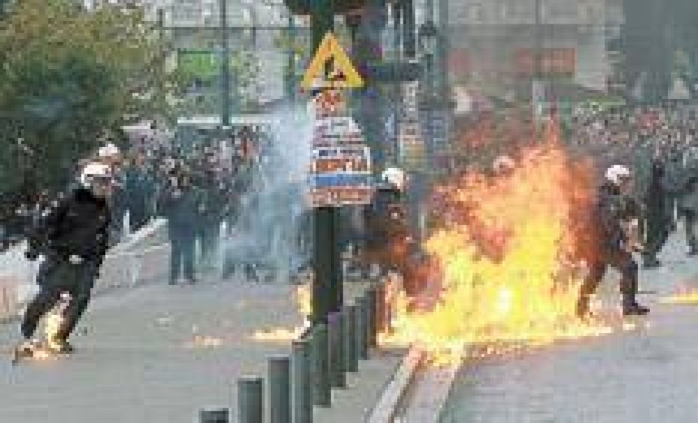 Huelga en Grecia