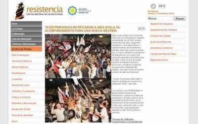 Ayala confunde actos de su campa�a pol�tica con actividades oficiales