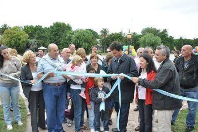 Sergio Massa inaugur� cloacas y un nuevo Paseo para Rinc�n de Milberg