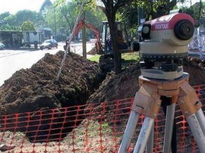 Almirante Brown  Avanzan las obras de agua potable en Burzaco y ministro Rivadavia