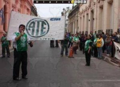 ATE concreta hoy un paro y marcha al gobierno