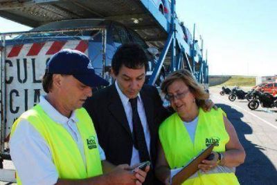 Arba decomis� nueve autos 0 kil�metro durante un control de mercader�a en tr�nsito