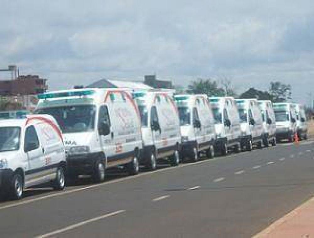 Salud P�blica incorpora 15 ambulancias nuevas a la red sanitaria misionera 