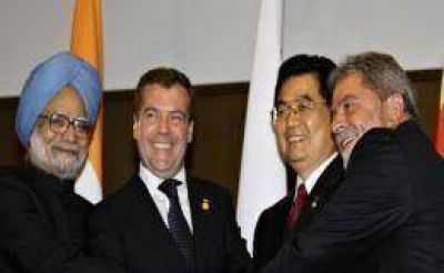 El BRIC llama a Sud�frica a unirse como miembro pleno