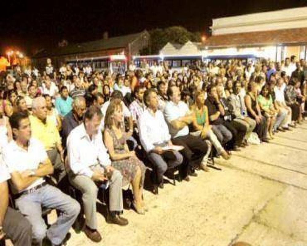 Proyectaron un film sobre el ferrocarril