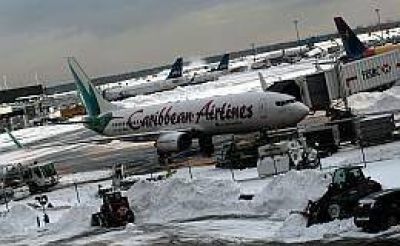Tras la intensa nevada, contin�a el caos en Nueva York