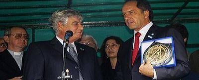 Scioli 'fogonea' la reelecci�n de B. Altieri, ahora alineado al PJ