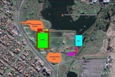 No se ponen de acuerdo: Lo que para la Fundaci�n Reserva Natural del Puerto es una obra clandestina para el Club Aldosivi son tareas de resembrado