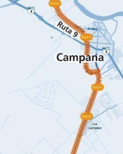  Licitan importantes obras de la ruta 6, entre Z�rate-Campana y ruta 8