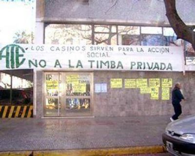 Casinos: advierten que hoy ser� m�s dura la protesta