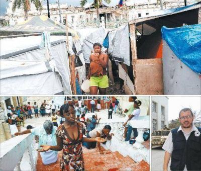 Un mill�n de haitianos a�n sobrevive en carpas
