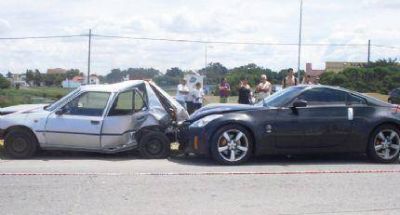 Hijo del ministro Julio De Vido protagoniz� un accidente automovil�stico en el ingreso a Miramar