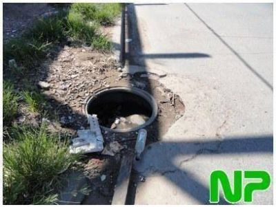 Obras: PELIGROSO POZO EN PLENA AVENIDA CROACIA EN JOSE C. PAZ