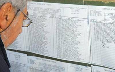 Aquellos que votan por primera vez pueden consultar padrones provisorios